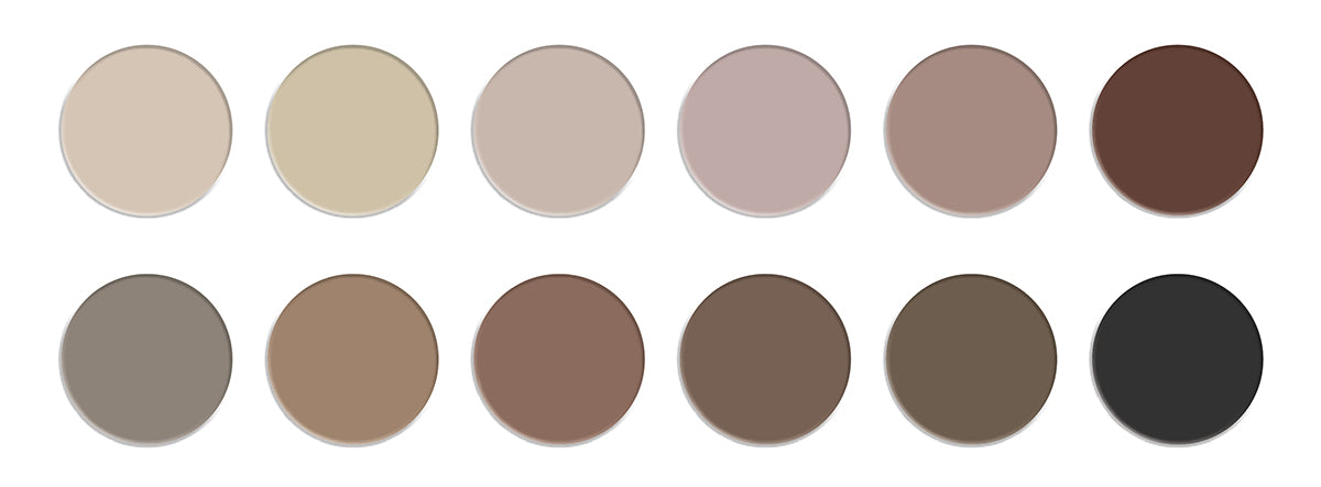 Pressed Mineral Powder Eyeshadow Complete Pallet