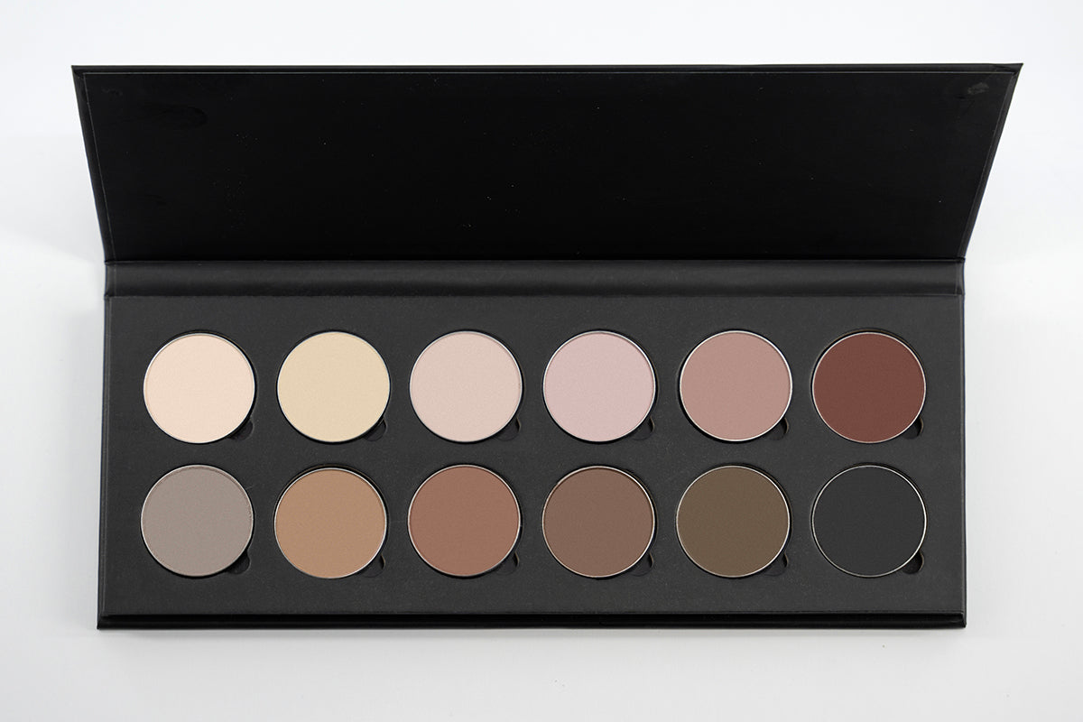 Pressed Mineral Powder Eyeshadow Complete Pallet